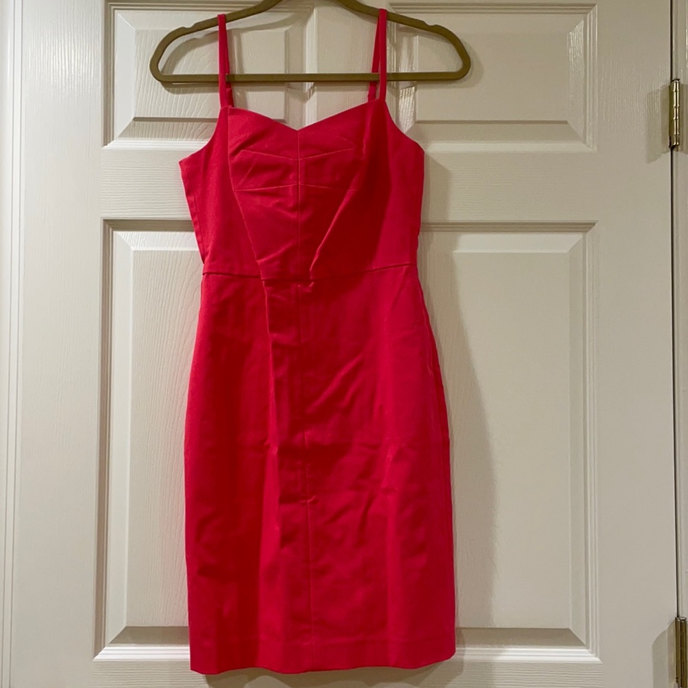 NWT Banana Republic hot pink dress